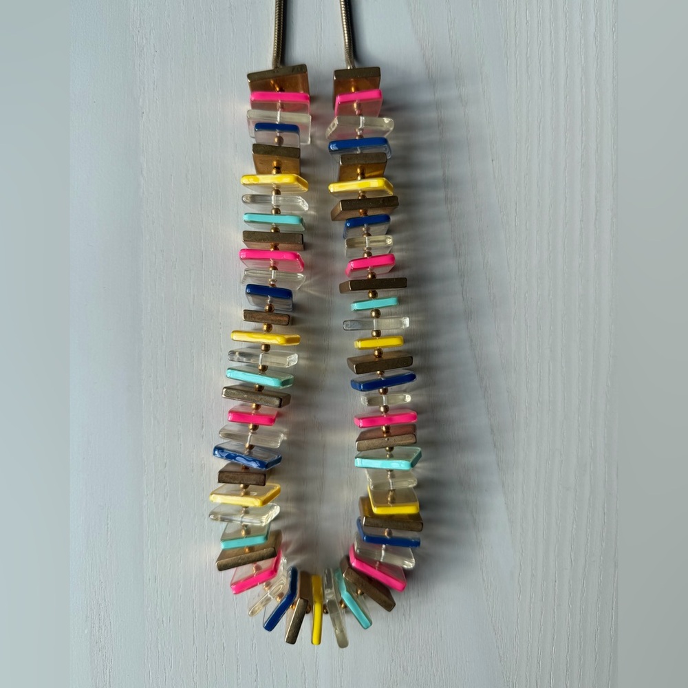 kate spade Neon Resin Beaded Necklace